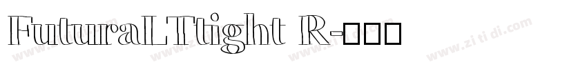 FuturaLTtight R字体转换